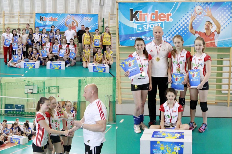 Finał Wojewódzki Kinder +Sport trójki dziewcząt